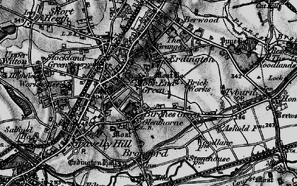 Old map of Erdington in 1899