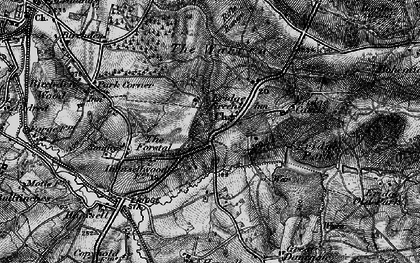 Old map of Eridge Green in 1895