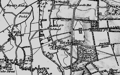 Old map of Eriswell in 1898