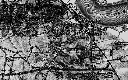 Old map of Erith in 1896