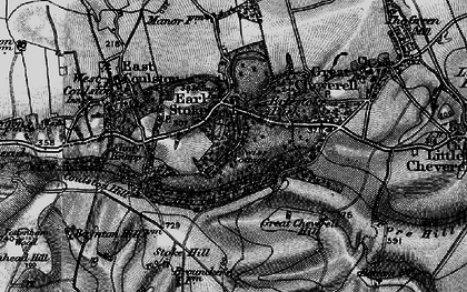 Old map of Erlestoke in 1898