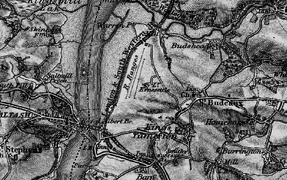 Old map of Ernesettle in 1896