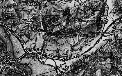 Old map of Esgyryn in 1899