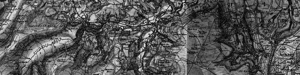 Old map of Esk Valley in 1898