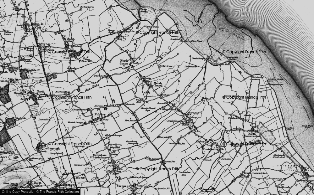 Old Map of Eskham, 1899 in 1899