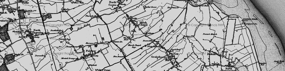 Old map of Eskham in 1899