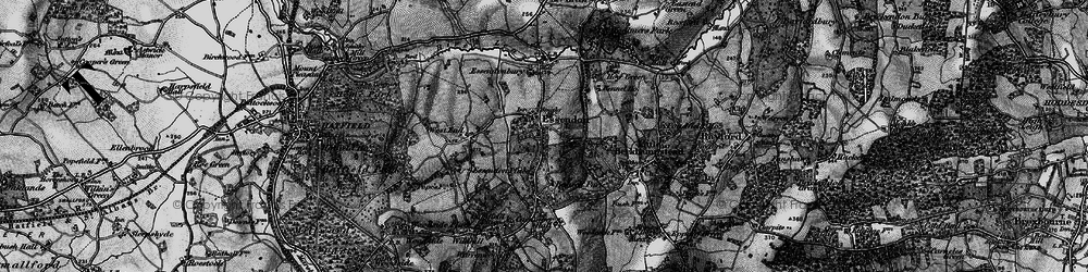 Old map of Essendon in 1896