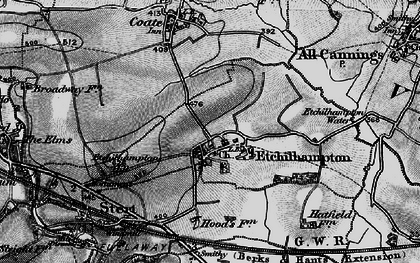 Old map of Etchilhampton in 1898