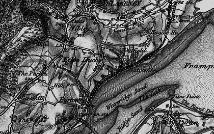 Old map of Etloe in 1897