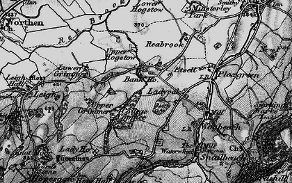 Old map of Etsell in 1899