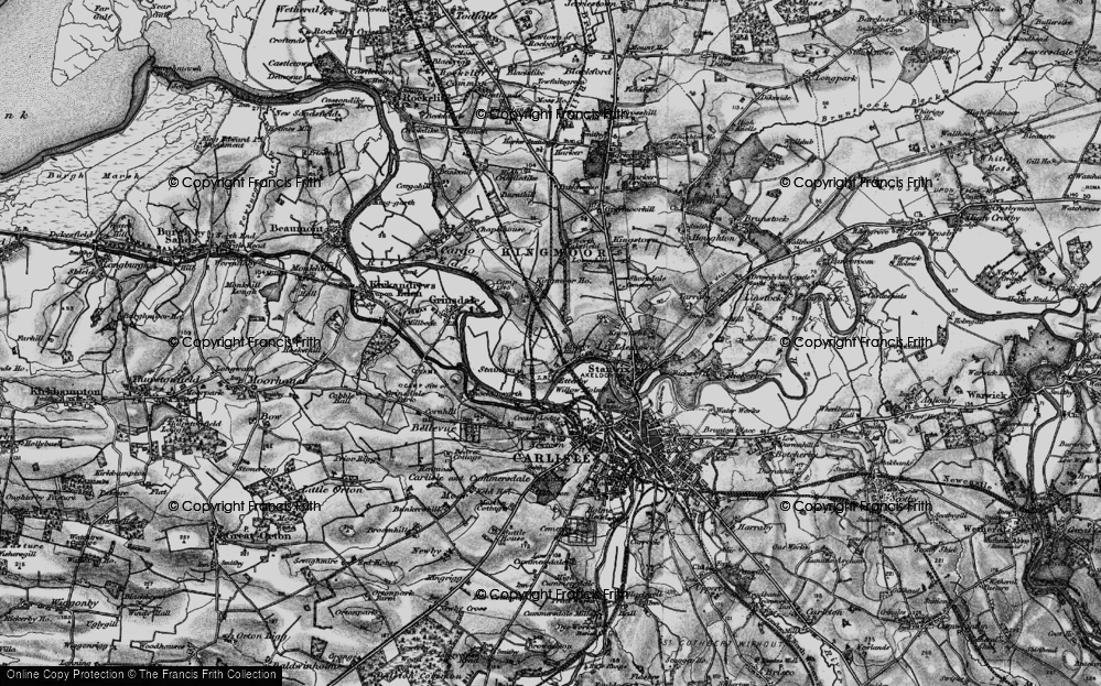 Old Map of Etterby, 1897 in 1897