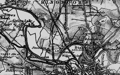 Old map of Etterby in 1897