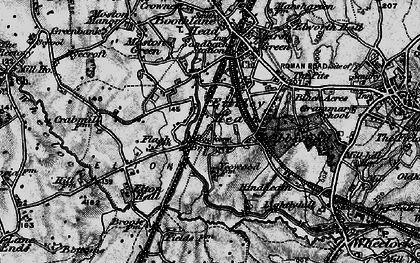 Old map of Ettiley Heath in 1897