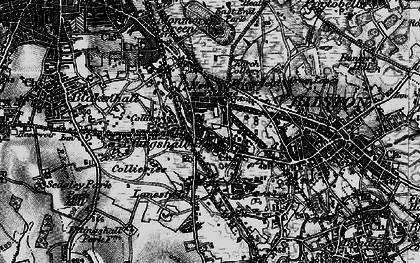 Old map of Ettingshall in 1899