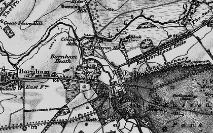 Old map of Wrottesley Wood in 1898