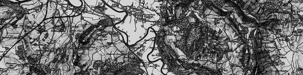 Old map of Bagpiper's Tump in 1898