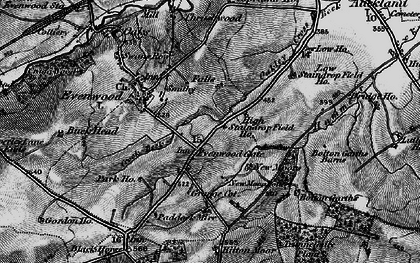 Old map of Bolton Garths in 1897