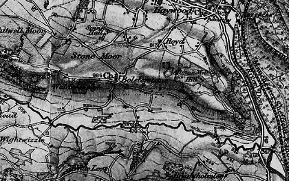 Old map of Ewden Village in 1896
