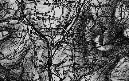 Old map of Ewood Bridge in 1896