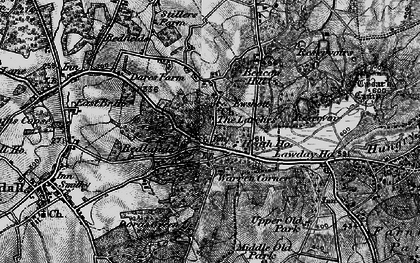 Old map of Ewshot in 1895