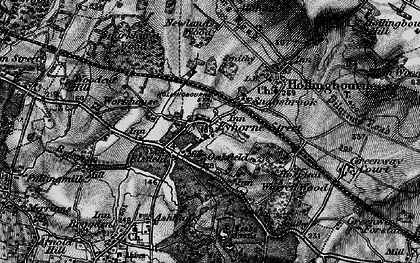 Old map of Eyhorne Street in 1895