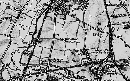 Old map of Eyres Monsell in 1899