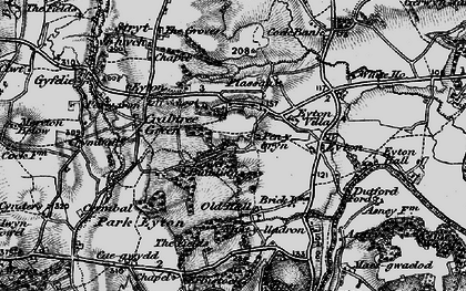 Old map of Eyton in 1897