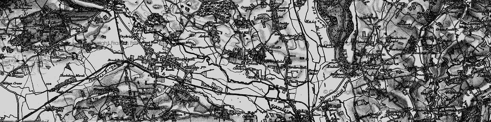 Old map of Eyton in 1899