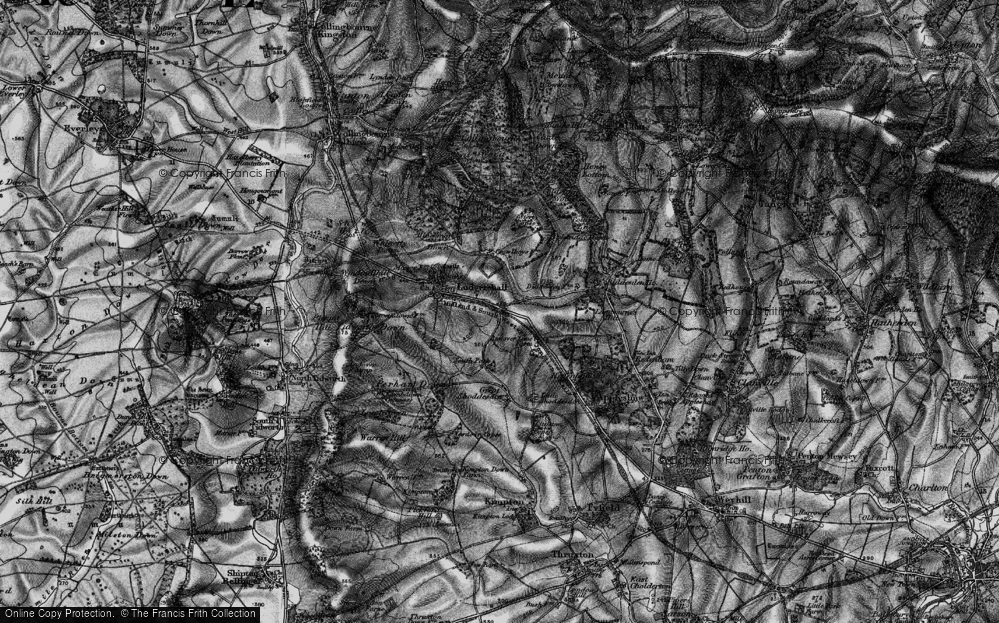 Old Map of Faberstown, 1898 in 1898