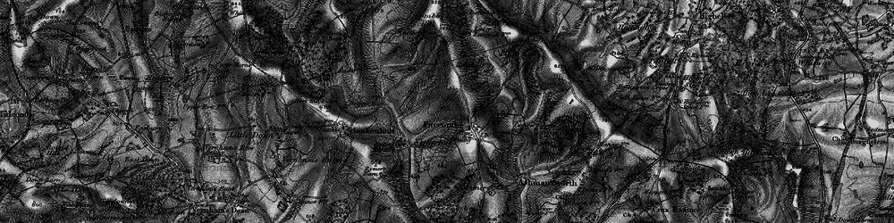 Old map of Faccombe in 1895