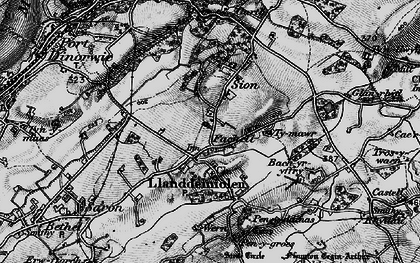 Old map of Fachell in 1899