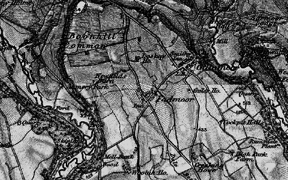 Old map of Boonhill Common in 1898