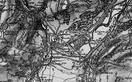 Old map of Faerdre in 1897