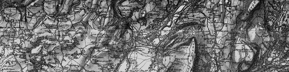 Old map of Faerdre in 1897