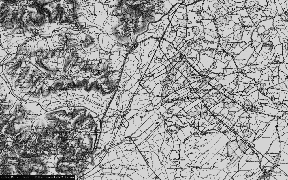 Old Map of Fairfield, 1895 in 1895