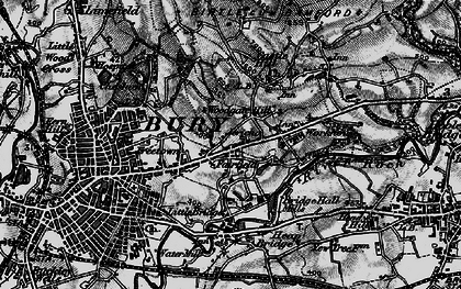 Old map of Fairfield in 1896