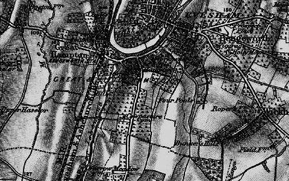 Old map of Fairfield in 1898
