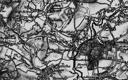 Old map of Fairfield in 1899