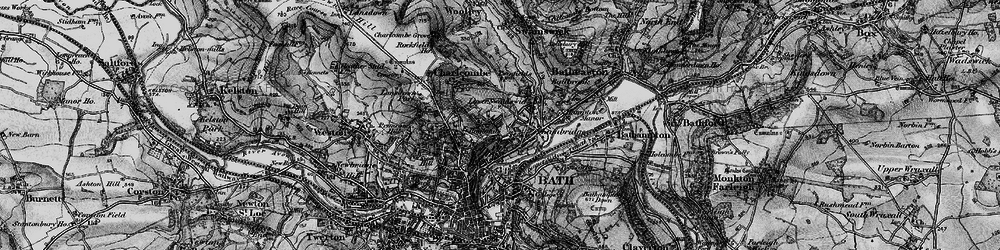 Old map of Fairfield Park in 1898