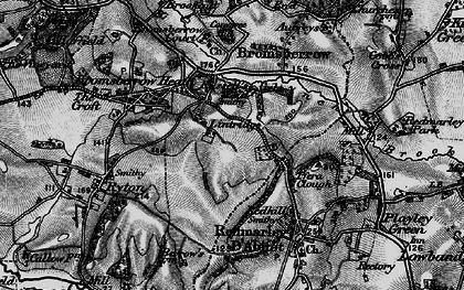 Old map of Fairfields in 1896