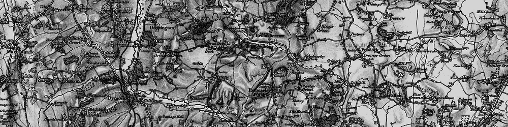Old map of Fairfields in 1896