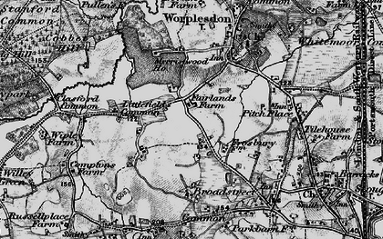 Old map of Fairlands in 1896