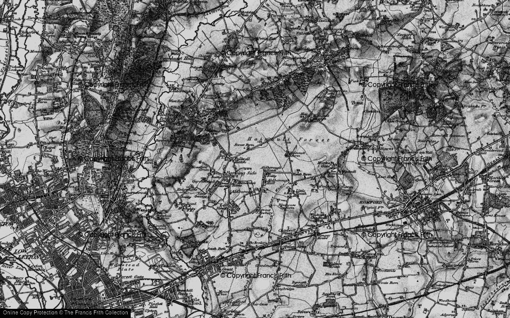 Old Map of Fairlop, 1896 in 1896