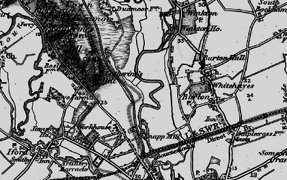 Old map of Fairmile in 1895