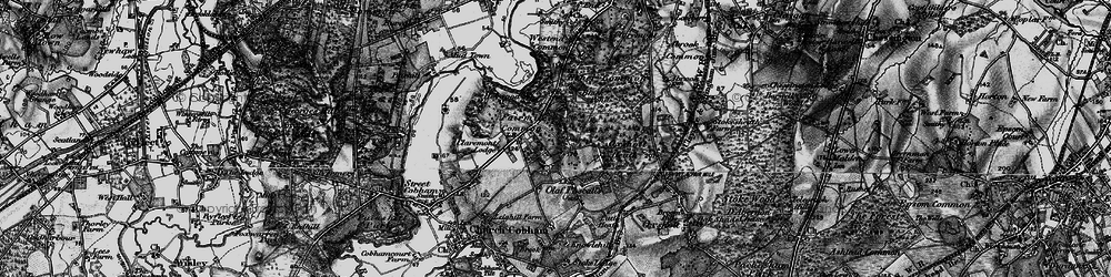 Old map of Fairmile in 1896
