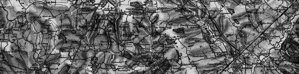 Old map of Fairstead in 1896