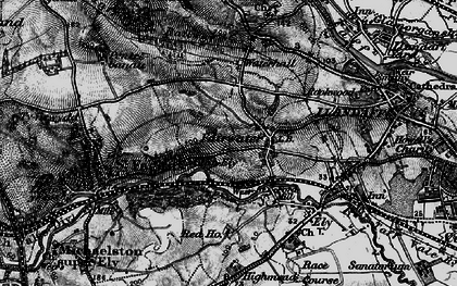 Old map of Fairwater in 1898
