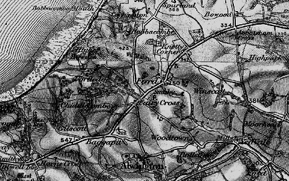 Old map of Fairy Cross in 1895