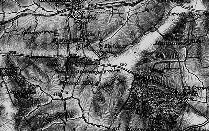 Old map of Falcutt in 1896