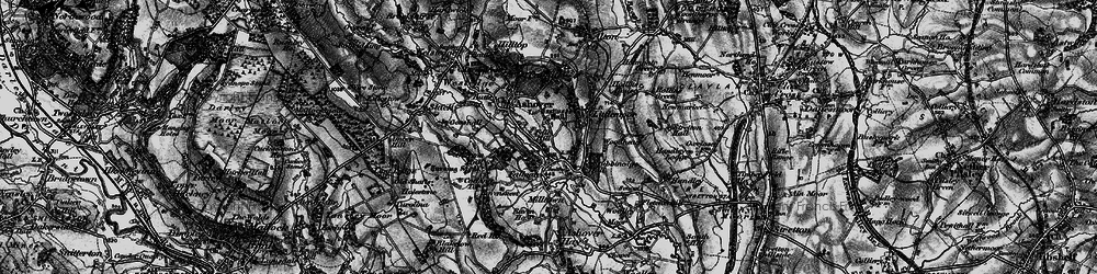 Old map of Fallgate in 1896